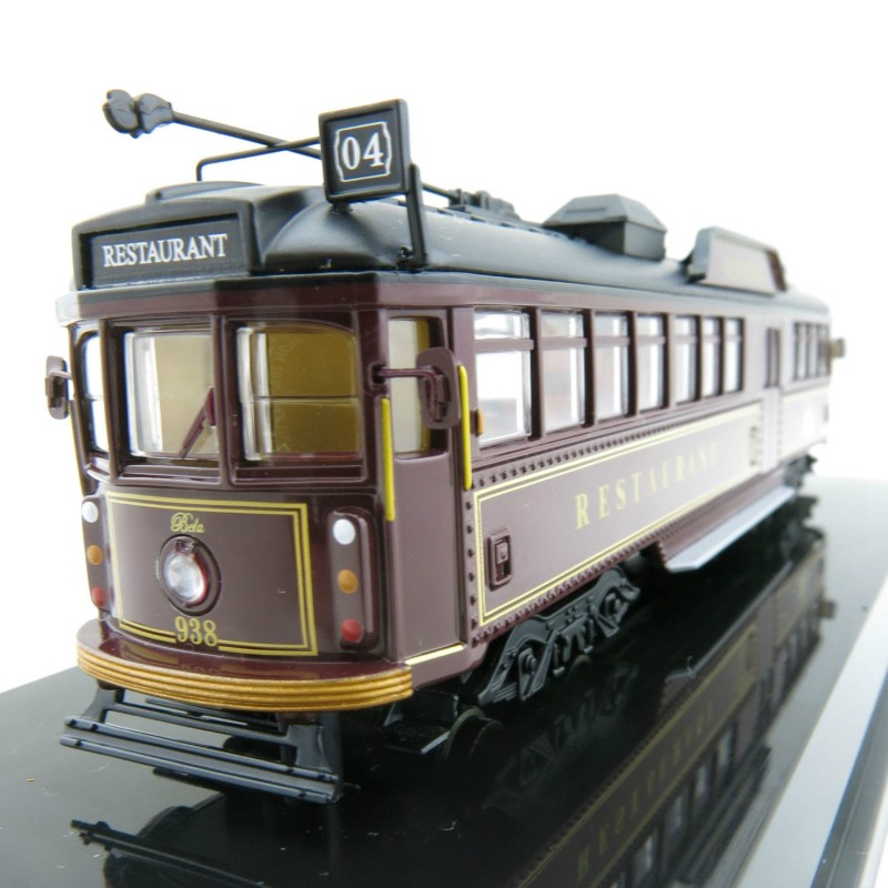 Cooee Static W6 CLASS DIECAST MELBOURNE TRAM TRAM RESTAURANT No. 938 BELA 1:76