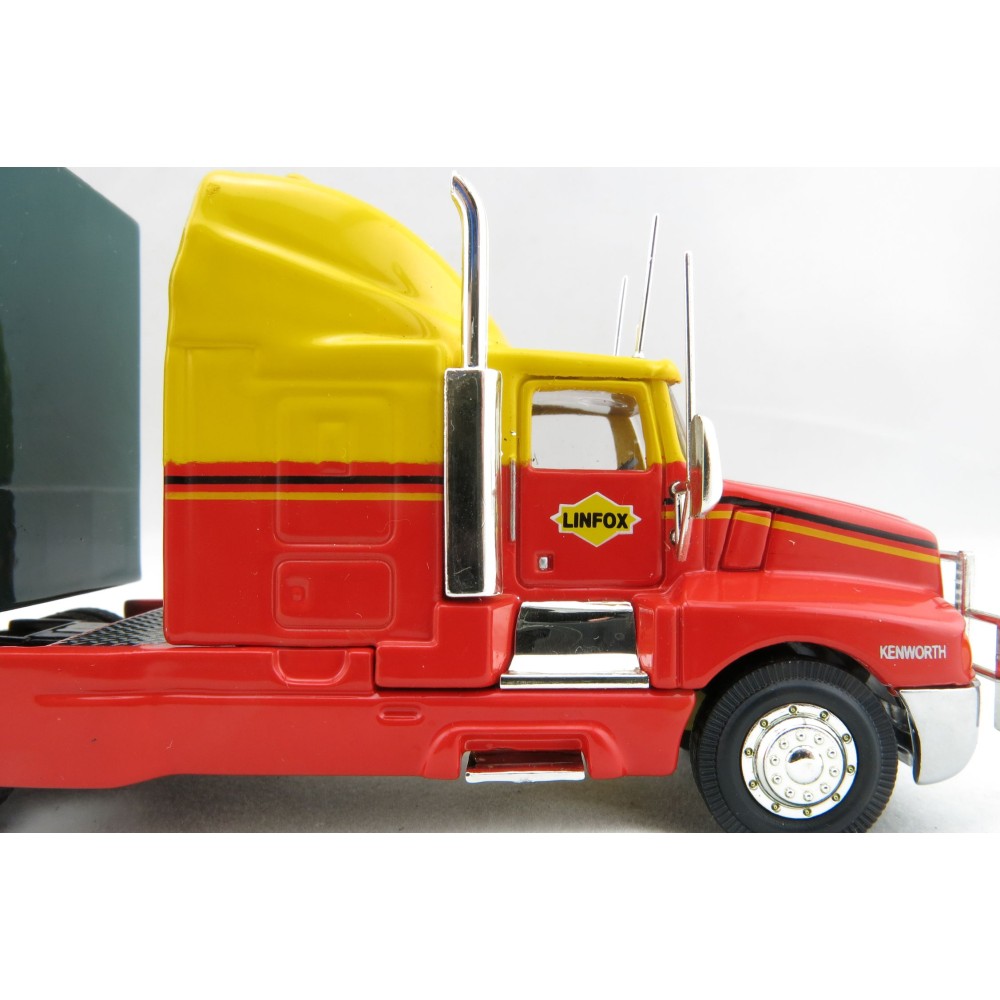 P.E.M. - World Car Collectables Australian Kenworth T600 A LINFOX WITH XXXX Beer QLD Trailer - Scale 1:64