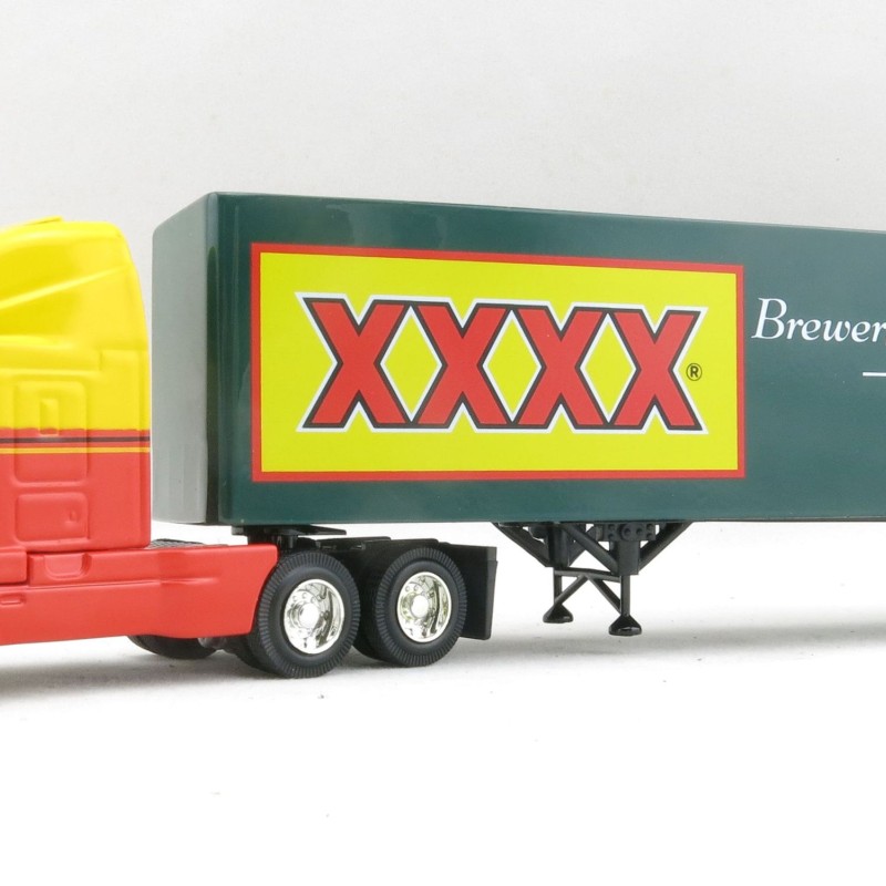 P.E.M. - World Car Collectables Australian Kenworth T600 A LINFOX WITH XXXX Beer QLD Trailer - Scale 1:64