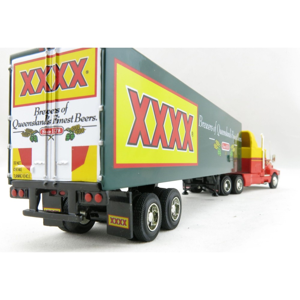 P.E.M. - World Car Collectables Australian Kenworth T600 A LINFOX WITH XXXX Beer QLD Trailer - Scale 1:64
