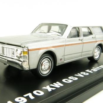 Road Ragers - 1970 Ford Falcon XW GS Fairmont V8 Wagon - Silver Fox - Scale 1:64