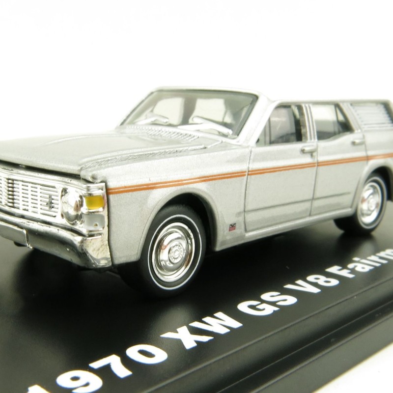 Road Ragers - 1970 Ford Falcon XW GS Fairmont V8 Wagon - Silver Fox - Scale 1:64