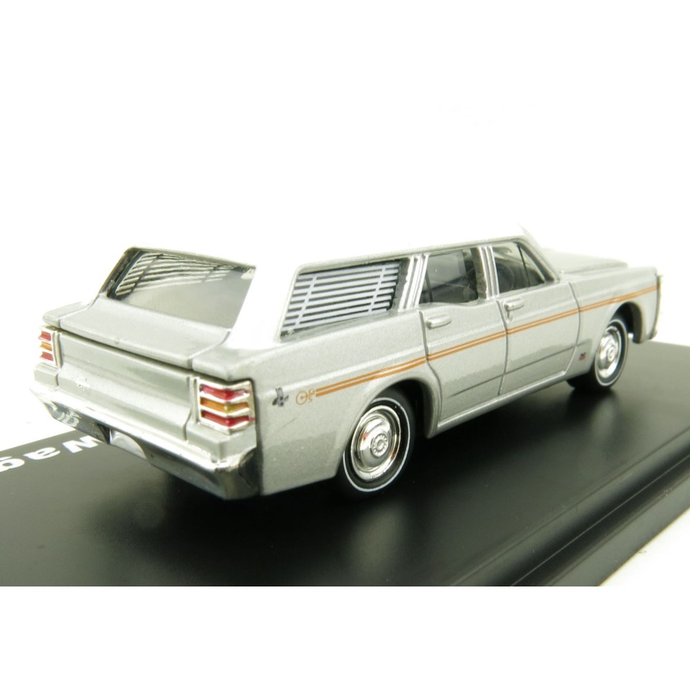 Road Ragers - 1970 Ford Falcon XW GS Fairmont V8 Wagon - Silver Fox - Scale 1:64