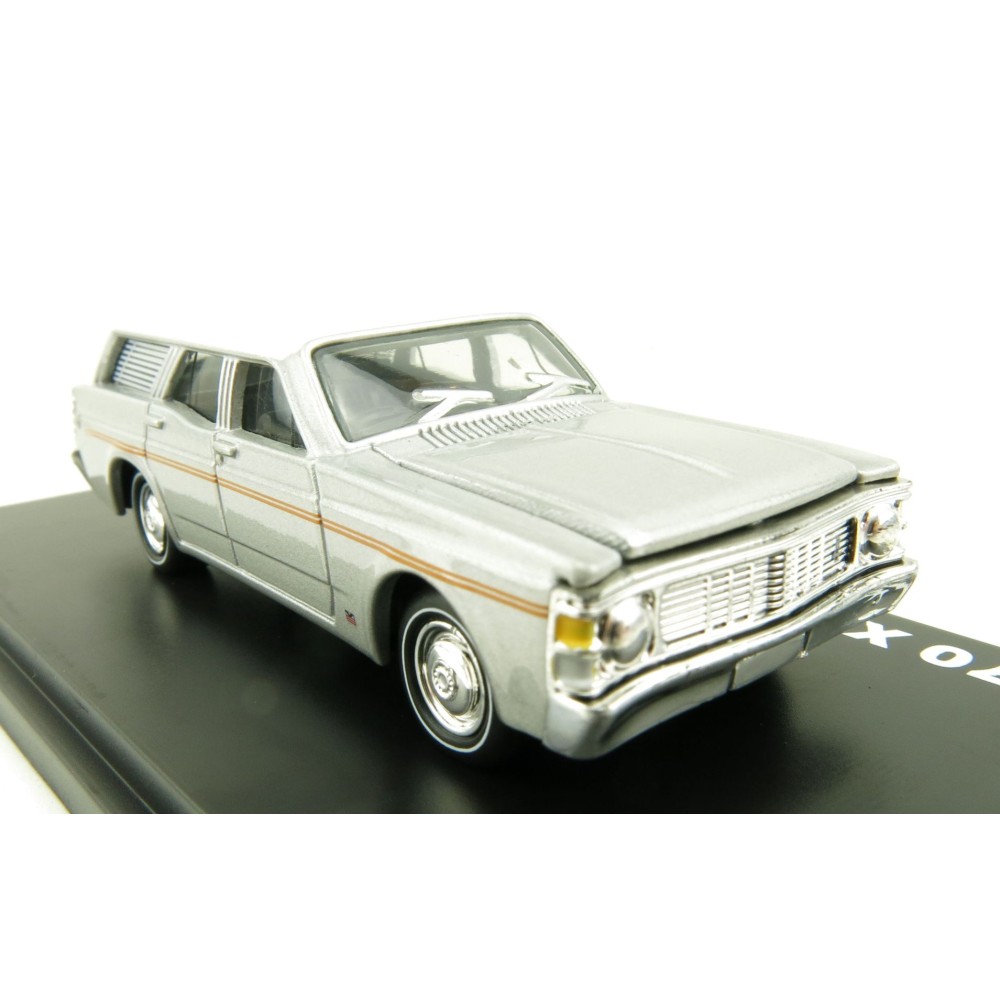 Road Ragers - 1970 Ford Falcon XW GS Fairmont V8 Wagon - Silver Fox - Scale 1:64