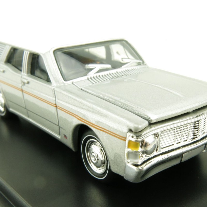 Road Ragers - 1970 Ford Falcon XW GS Fairmont V8 Wagon - Silver Fox - Scale 1:64