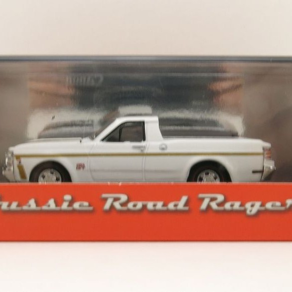 Road Ragers - 1970 Ford Falcon XW GT V8 Ute - Sno White - Scale 1:64
