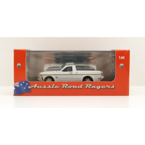 Road Ragers - 1970 Ford Falcon XW GT V8 Ute - Sno White - Scale 1:64