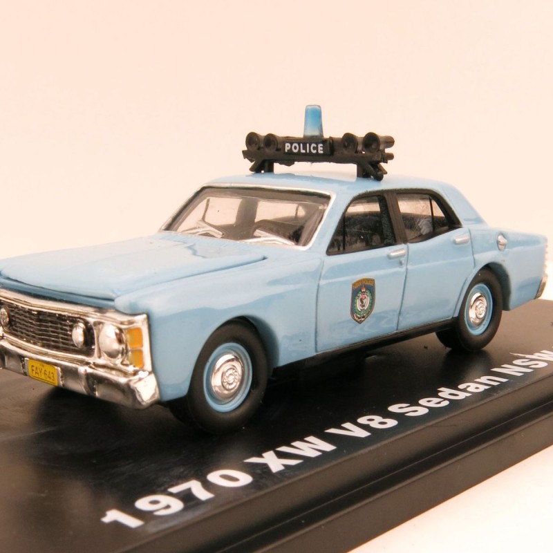 Road Ragers - 1970 Ford Falcon XW V8 Police Car - NSW Police - Scale 1:64