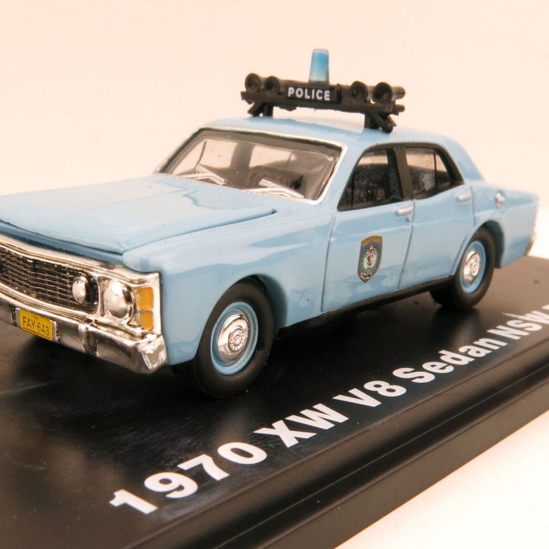 Road Ragers - 1970 Ford Falcon XW V8 Police Car - NSW Police - Scale 1:64