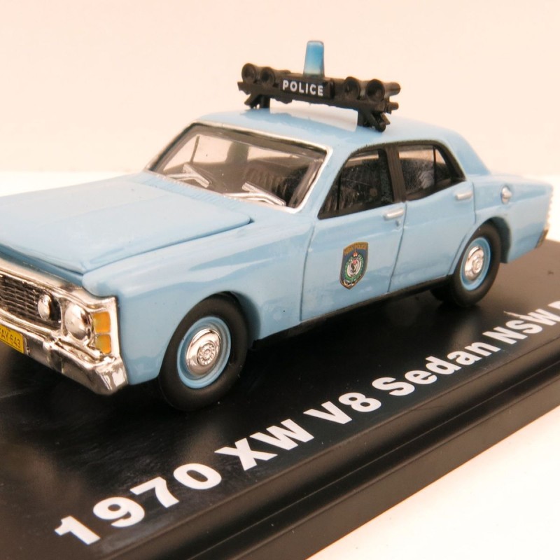 Road Ragers - 1970 Ford Falcon XW V8 Police Car - NSW Police - Scale 1:64