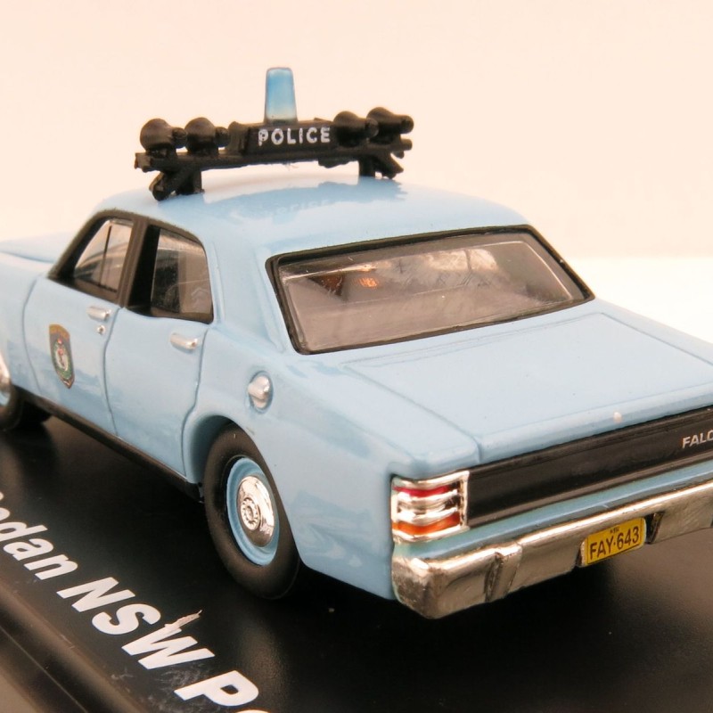 Road Ragers - 1970 Ford Falcon XW V8 Police Car - NSW Police - Scale 1:64