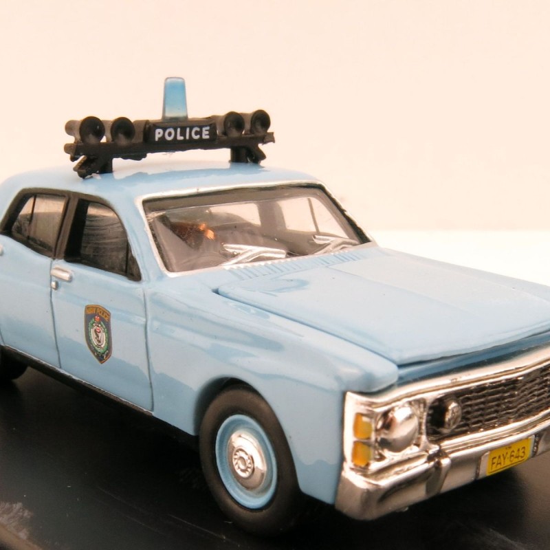 Road Ragers - 1970 Ford Falcon XW V8 Police Car - NSW Police - Scale 1:64