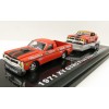 Road Ragers - 1971 Ford Falcon GT Ute & Trailer  & Falcon GTHO Phase III No 8D - Fred Gibson - Scale 1:64