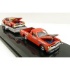 Road Ragers - 1971 Ford Falcon GT Ute & Trailer  & Falcon GTHO Phase III No 8D - Fred Gibson - Scale 1:64