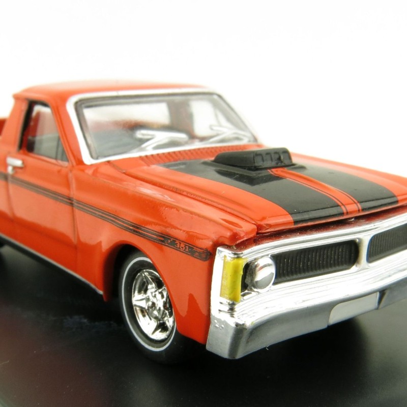 Road Ragers - 1971 Ford Falcon XY GT V8 Ute - Raw Orange - Scale 1:64