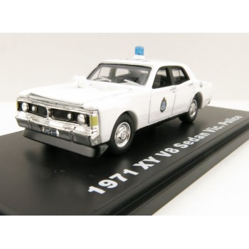 Road Ragers - 1971 Ford Falcon XY V8 Police Car - Victorian Police - Scale 1:64