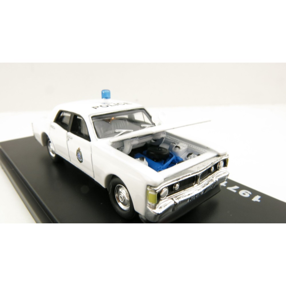 Road Ragers - 1971 Ford Falcon XY V8 Police Car - Victorian Police - Scale 1:64