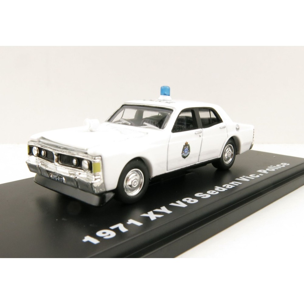 Road Ragers - 1971 Ford Falcon XY V8 Police Car - Victorian Police - Scale 1:64