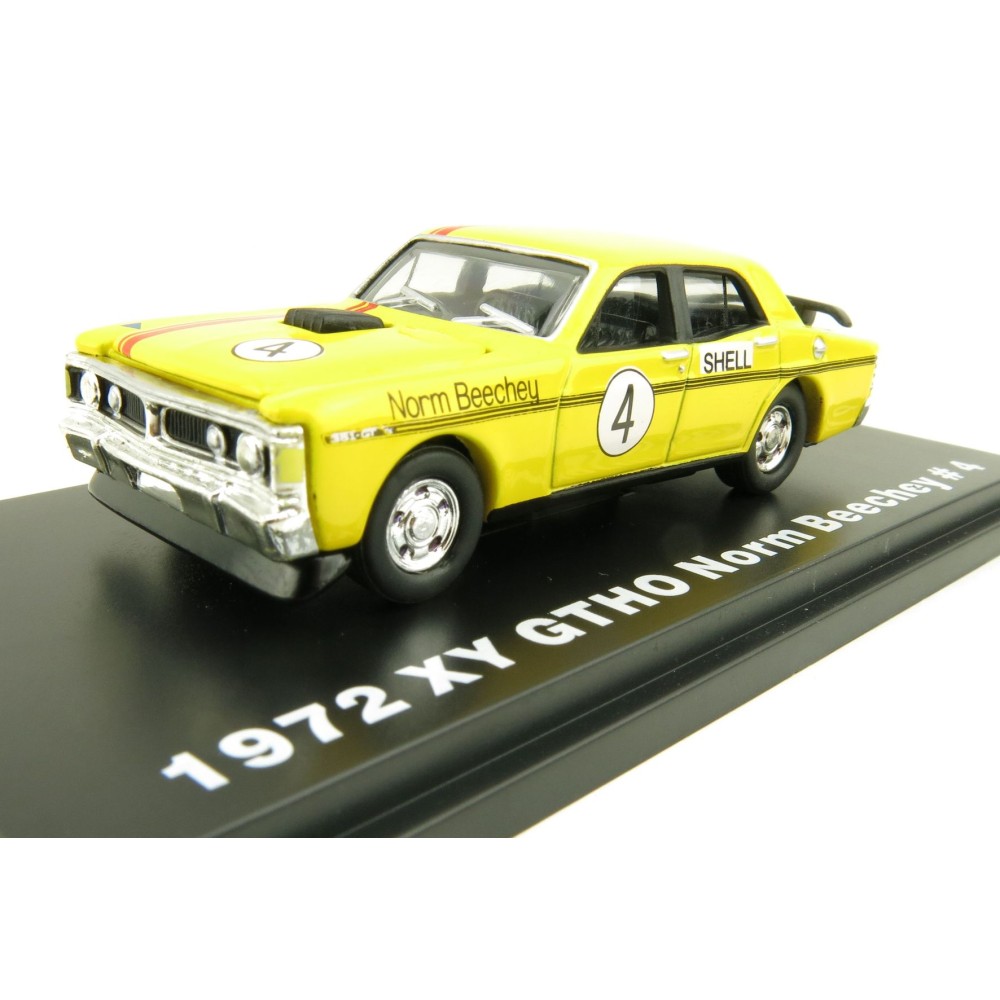 Road Ragers - 1972 Ford Falcon XY GTHO Phase 3 - Norm Beechey - Shell Yellow - Scale 1:64