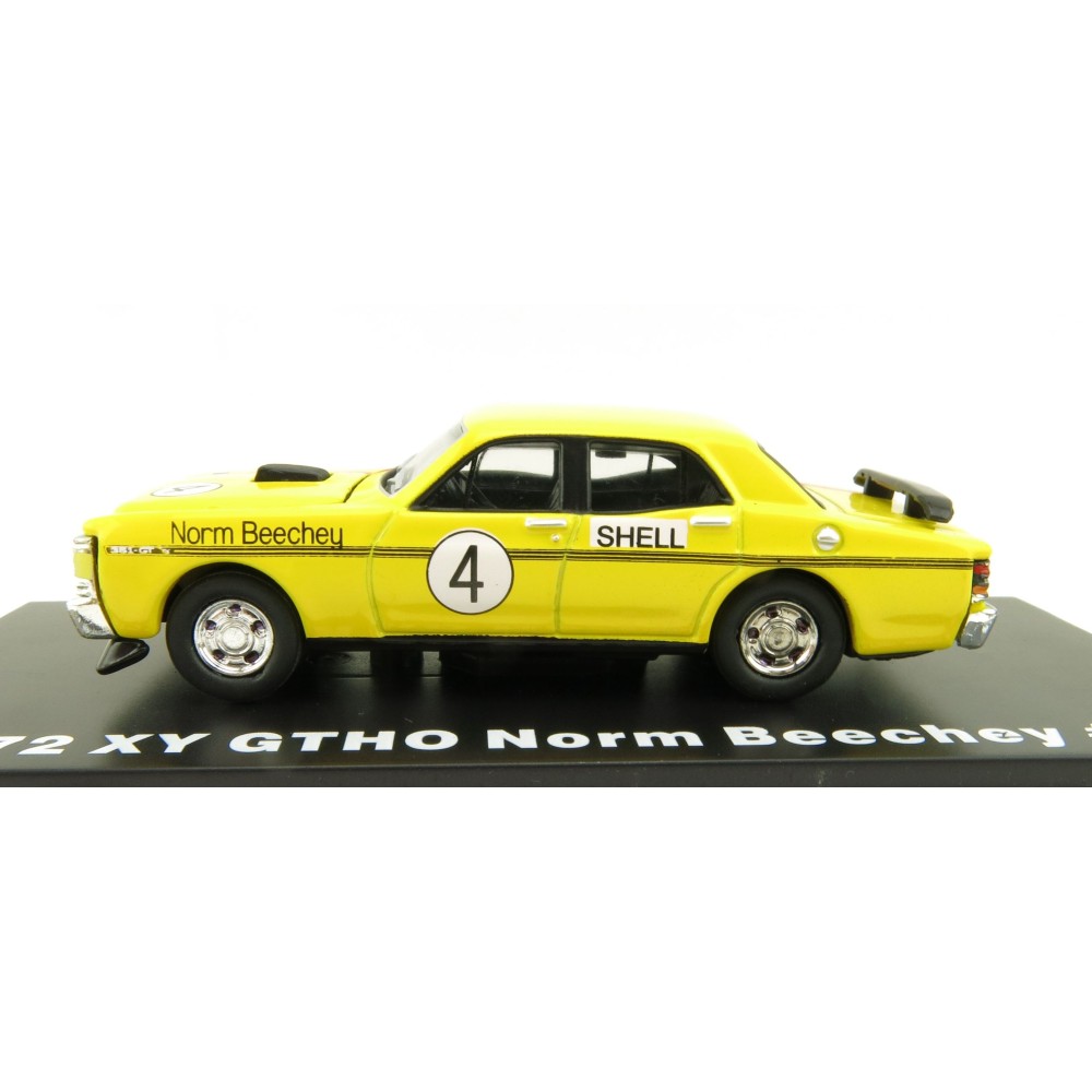 Road Ragers - 1972 Ford Falcon XY GTHO Phase 3 - Norm Beechey - Shell Yellow - Scale 1:64