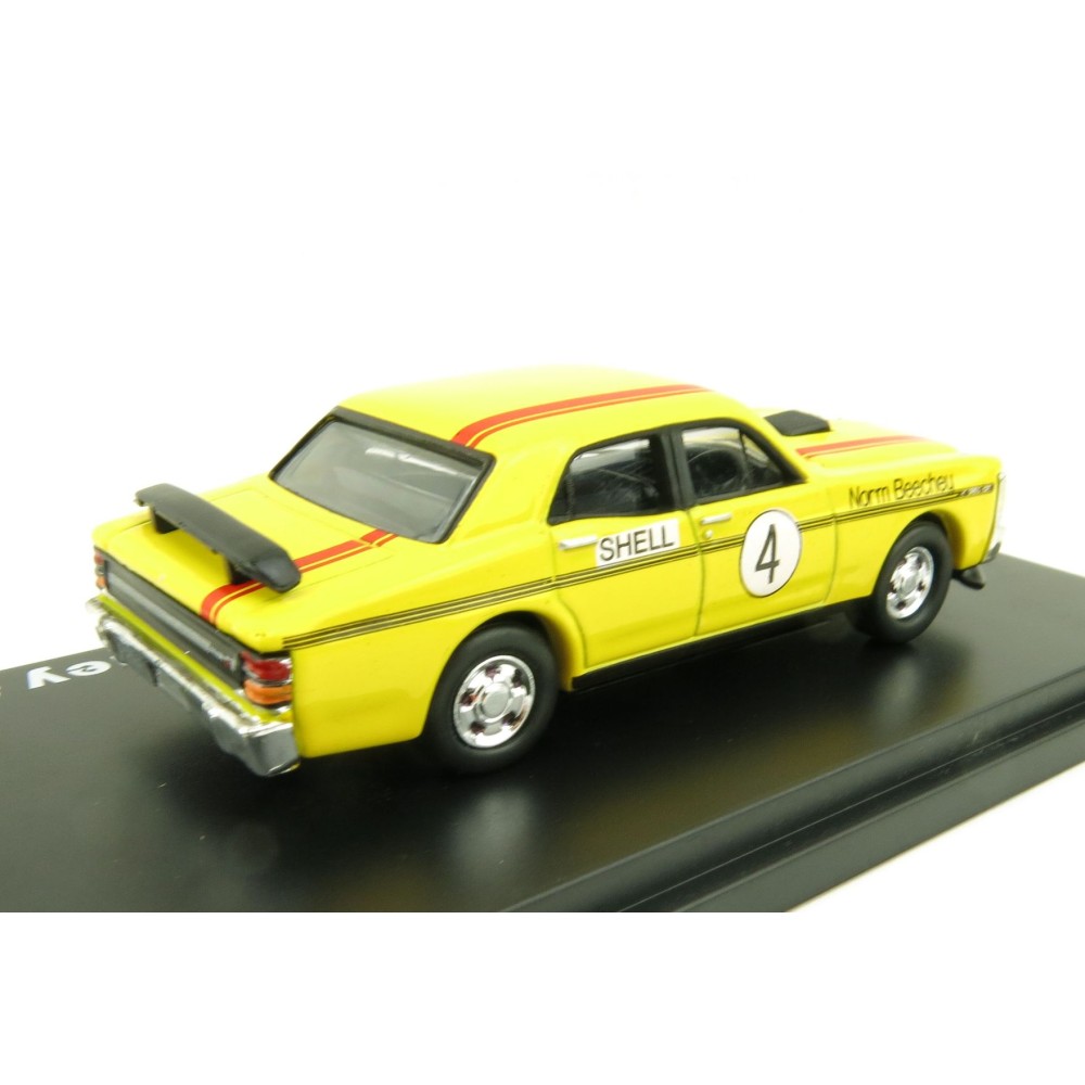Road Ragers - 1972 Ford Falcon XY GTHO Phase 3 - Norm Beechey - Shell Yellow - Scale 1:64