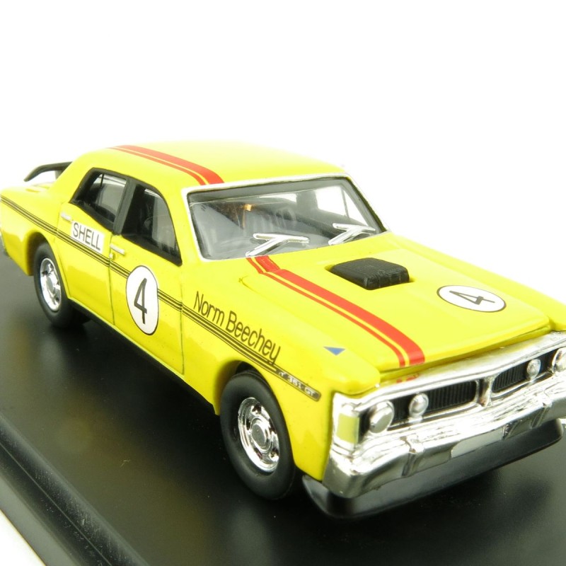Road Ragers - 1972 Ford Falcon XY GTHO Phase 3 - Norm Beechey - Shell Yellow - Scale 1:64