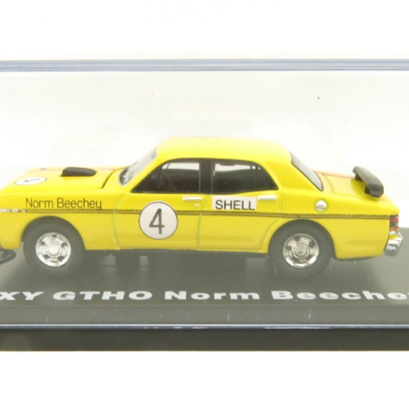 Road Ragers - 1972 Ford Falcon XY GTHO Phase 3 - Norm Beechey - Shell Yellow - Scale 1:64