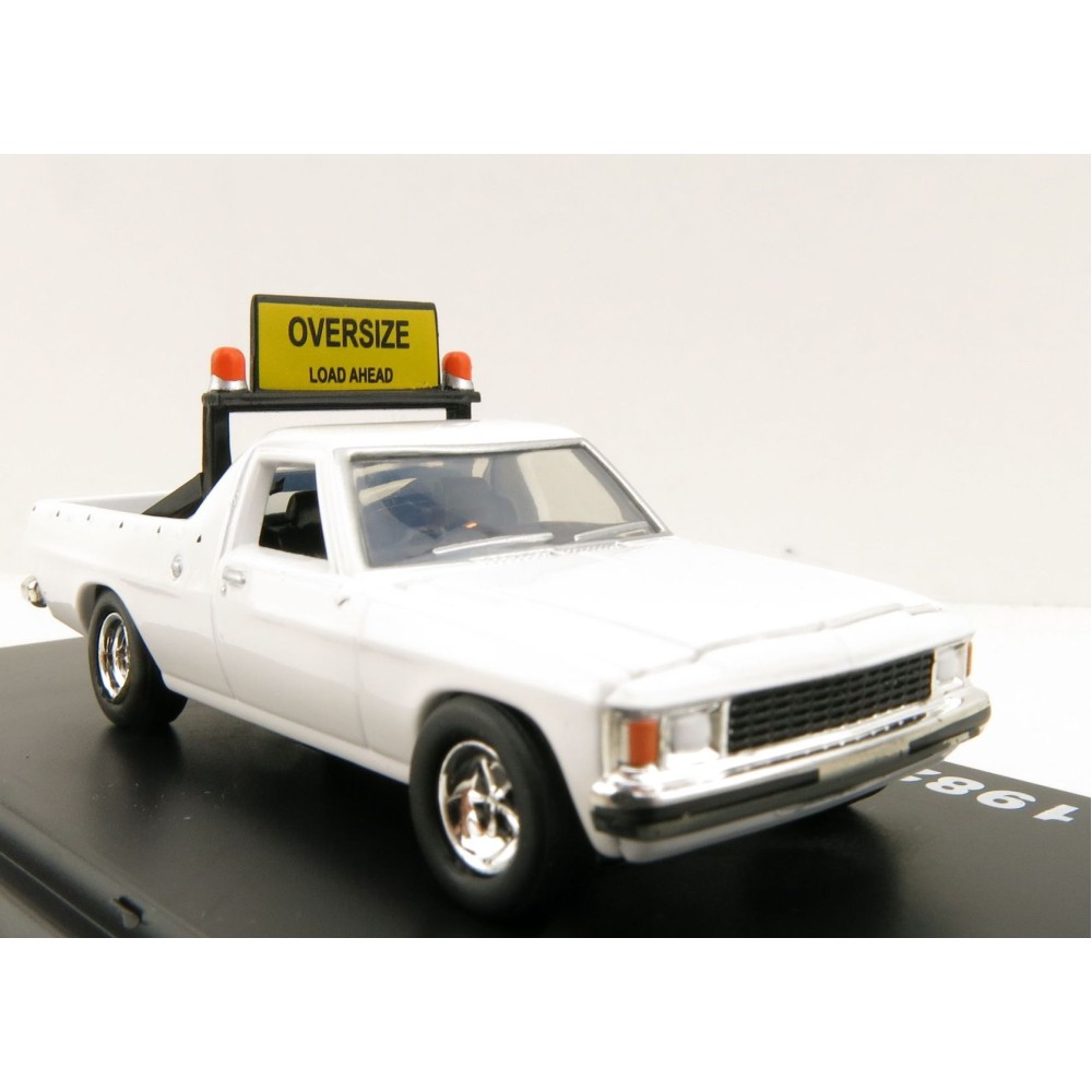 Road Ragers - 1982 Holden WB V8 Ute - Pilot Vehicle Oversize - Glacier White - Scale 1:64
