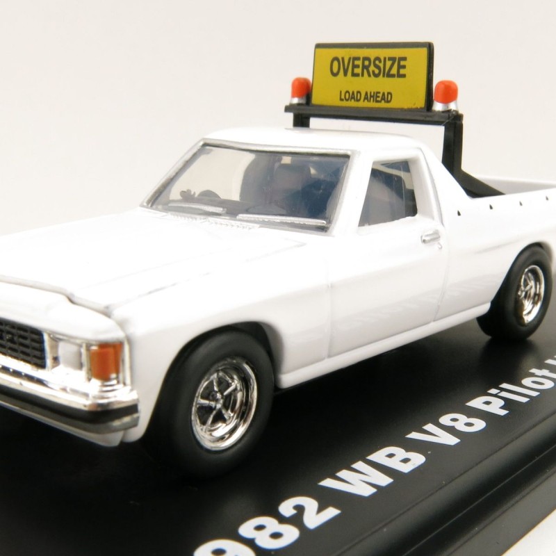 Road Ragers - 1982 Holden WB V8 Ute - Pilot Vehicle Oversize - Glacier White - Scale 1:64
