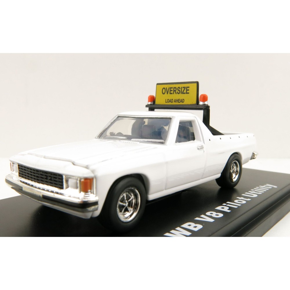 Road Ragers - 1982 Holden WB V8 Ute - Pilot Vehicle Oversize - Glacier White - Scale 1:64