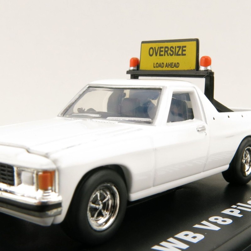 Road Ragers - 1982 Holden WB V8 Ute - Pilot Vehicle Oversize - Glacier White - Scale 1:64