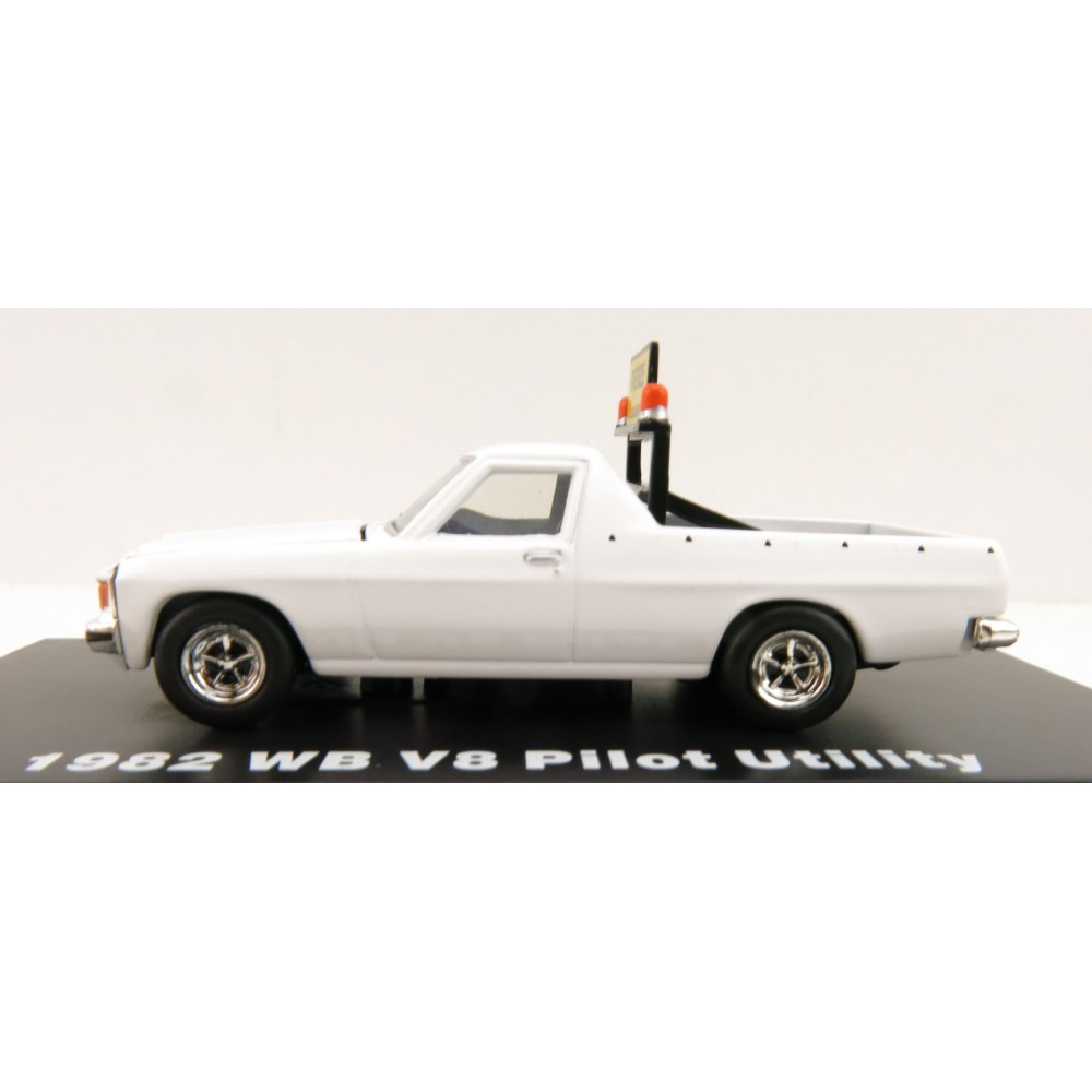 Road Ragers - 1982 Holden WB V8 Ute - Pilot Vehicle Oversize - Glacier White - Scale 1:64