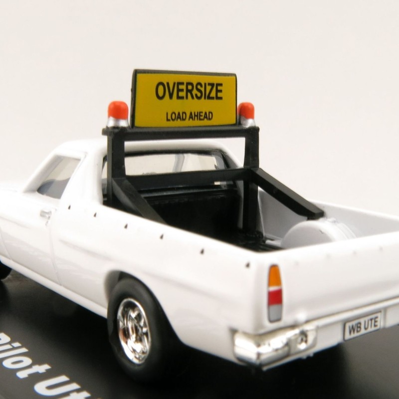 Road Ragers - 1982 Holden WB V8 Ute - Pilot Vehicle Oversize - Glacier White - Scale 1:64