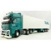 Road Ragers 75408 - Australian Toll Mercedes Actros 6x4 Prime Mover with Refrigerated Trailer Toll - Scale 1:50