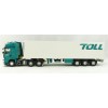Road Ragers 75408 - Australian Toll Mercedes Actros 6x4 Prime Mover with Refrigerated Trailer Toll - Scale 1:50