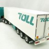 Road Ragers 75408 - Australian Toll Mercedes Actros 6x4 Prime Mover with Refrigerated Trailer Toll - Scale 1:50