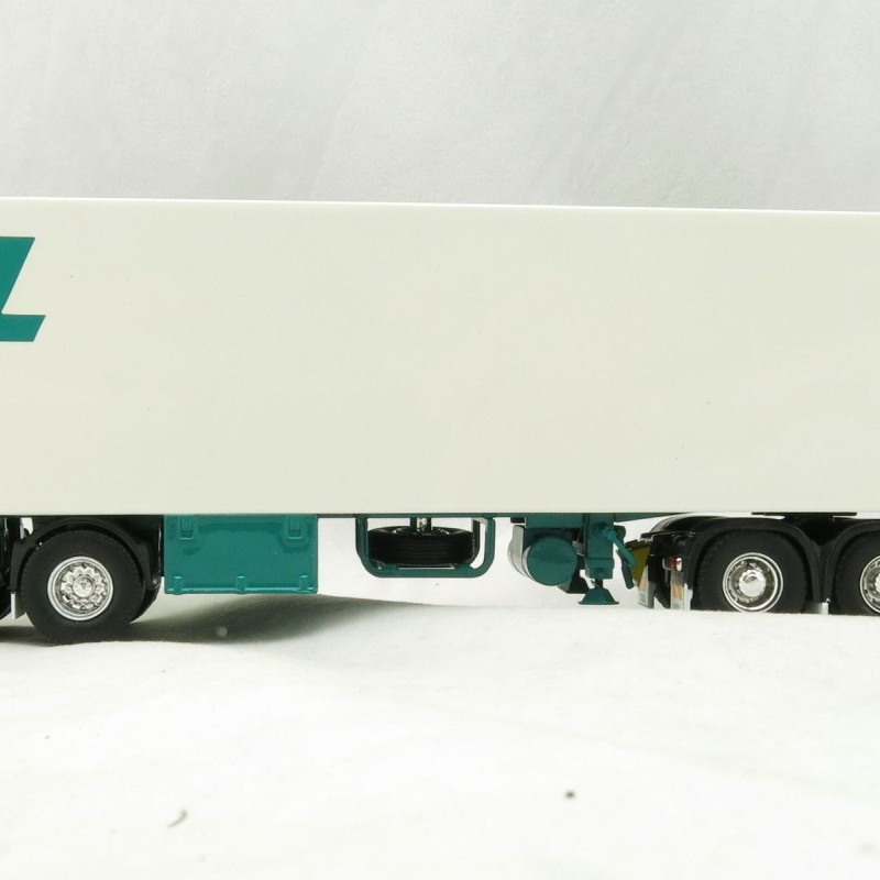 Road Ragers 75408 - Australian Toll Mercedes Actros 6x4 Prime Mover with Refrigerated Trailer Toll - Scale 1:50
