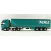 Road Ragers 75409 - Australian Toll Mercedes Actros 6x4 Prime Mover with Tautliner Trailer Toll - Scale 1:50