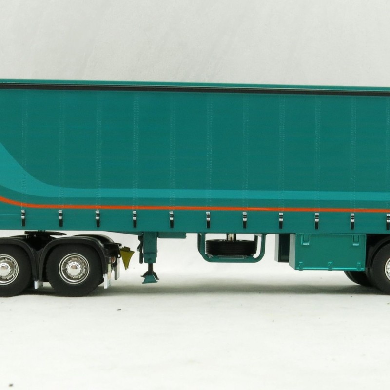 Road Ragers 75409 - Australian Toll Mercedes Actros 6x4 Prime Mover with Tautliner Trailer Toll - Scale 1:50