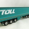 Road Ragers 75409 - Australian Toll Mercedes Actros 6x4 Prime Mover with Tautliner Trailer Toll - Scale 1:50