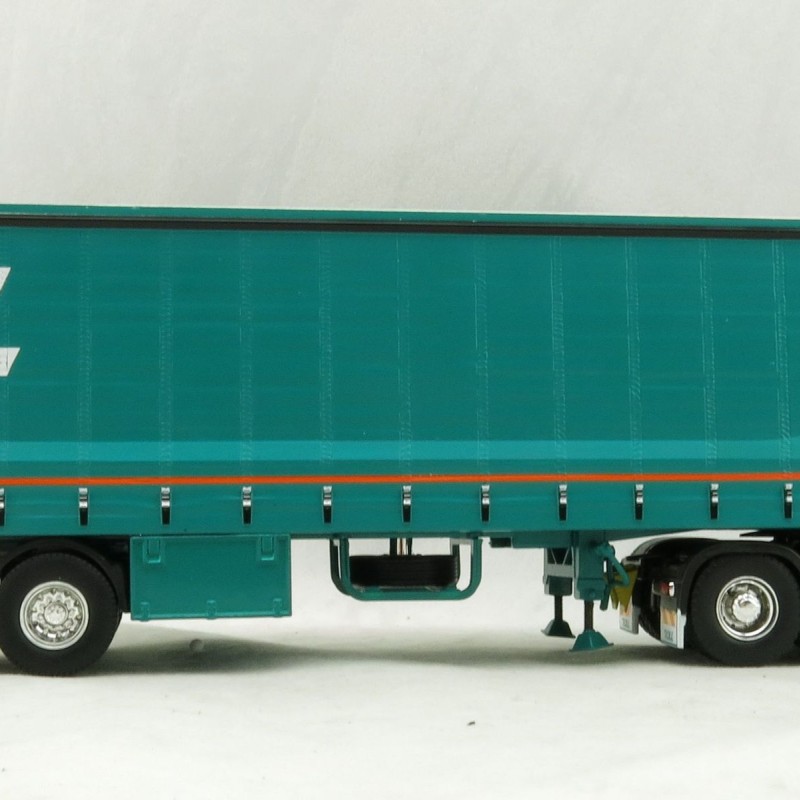 Road Ragers 75409 - Australian Toll Mercedes Actros 6x4 Prime Mover with Tautliner Trailer Toll - Scale 1:50
