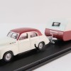 Road Ragers - Australian 1953 Holden FJ Sedan & Highway Cruiser Caravan Set - H0 Scale 1:87