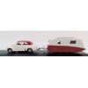 Road Ragers - Australian 1953 Holden FJ Sedan & Highway Cruiser Caravan Set - H0 Scale 1:87