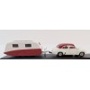 Road Ragers - Australian 1953 Holden FJ Sedan & Highway Cruiser Caravan Set - H0 Scale 1:87