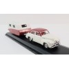 Road Ragers - Australian 1953 Holden FJ Sedan & Highway Cruiser Caravan Set - H0 Scale 1:87