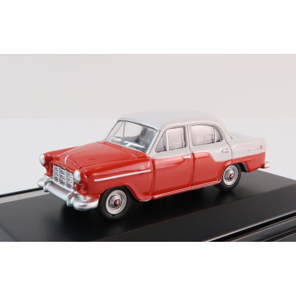 Road Ragers - Australian 1958 Holden FC Sedan Flame Red India Ivory H0 Scale 1:87 