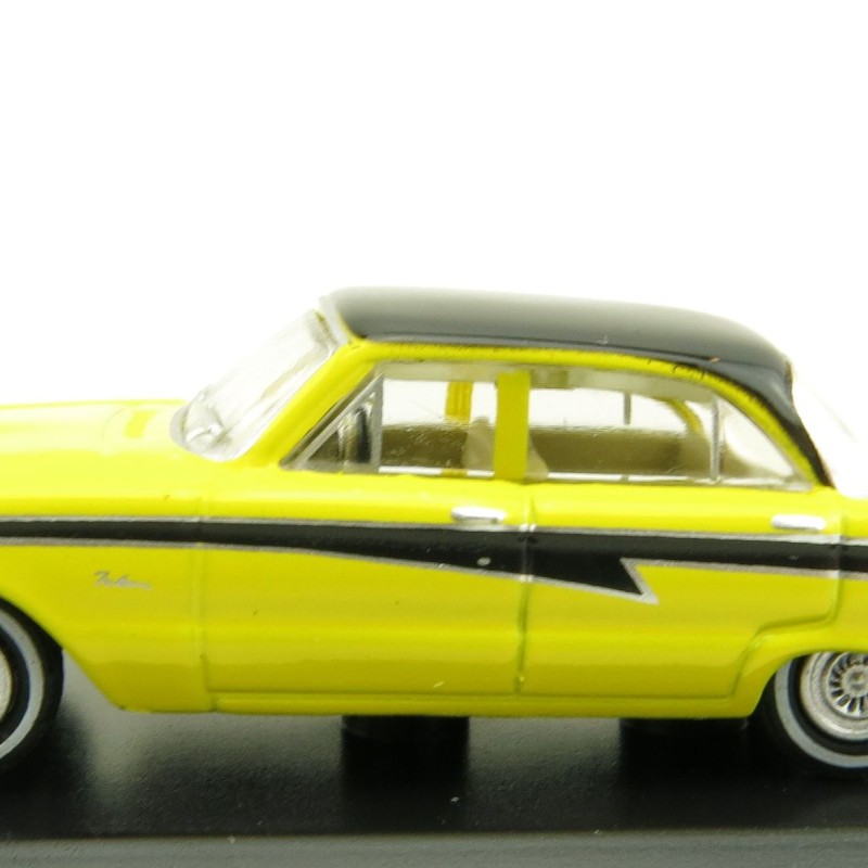 Road Ragers - Australian 1960 Ford XK Falcon Sedan in Acacia Yellow - H0 Scale 1:87