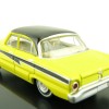 Road Ragers - Australian 1960 Ford XK Falcon Sedan in Acacia Yellow - H0 Scale 1:87