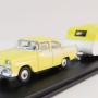 Road Ragers - Australian 1960 Holden FB Sedan & Highway Cruiser Caravan Set - H0 Scale 1:87 