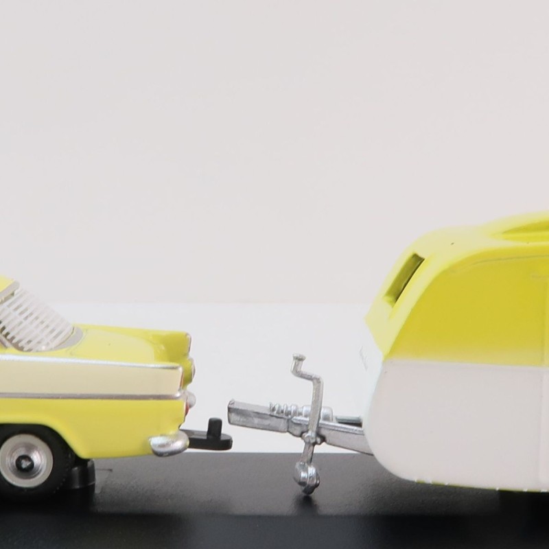 Road Ragers - Australian 1960 Holden FB Sedan & Highway Cruiser Caravan Set - H0 Scale 1:87 